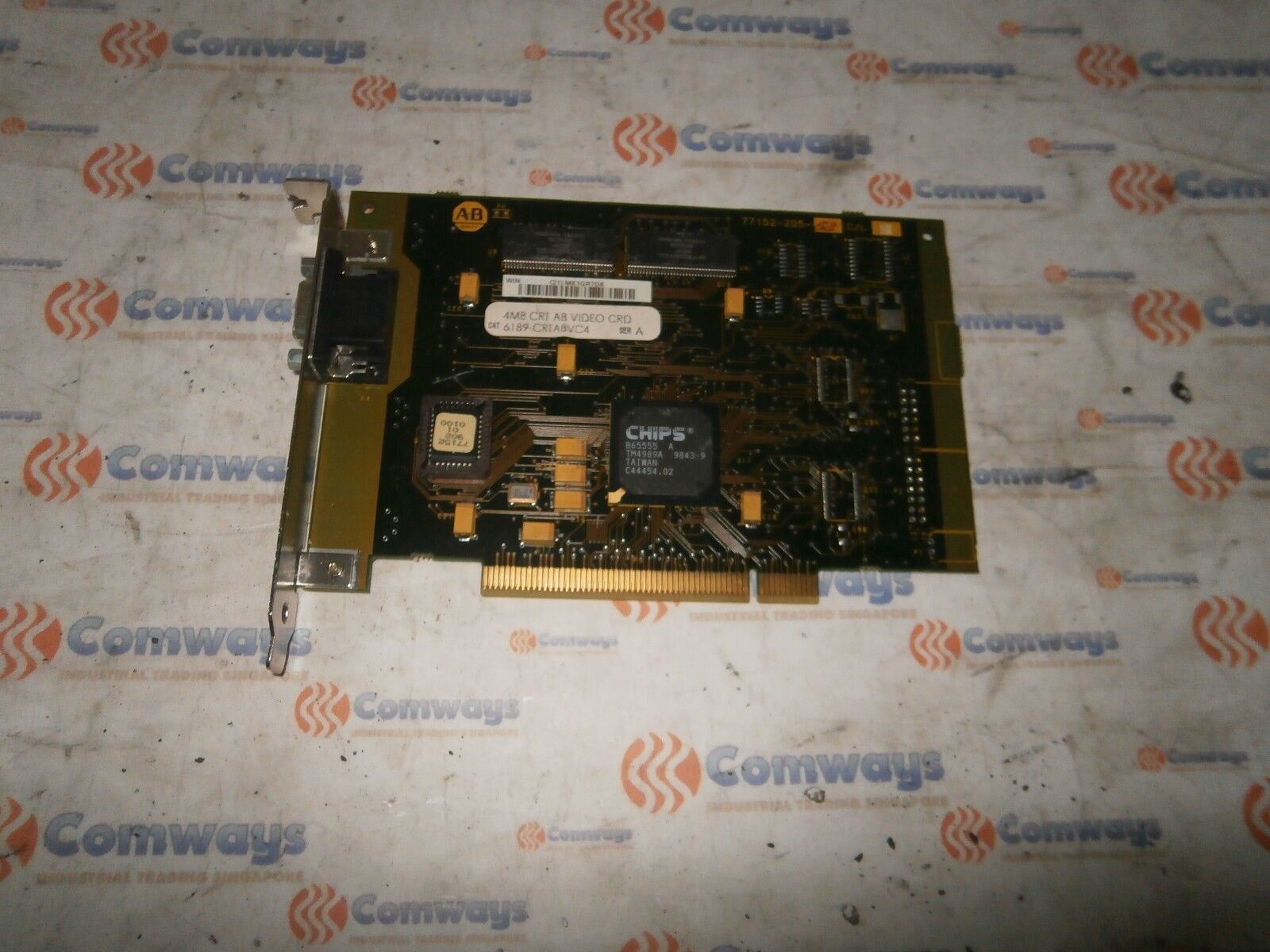 Allen-Bradley 6189-CRTABVC4 Ser A 4MB CRT Video Card - $190.24