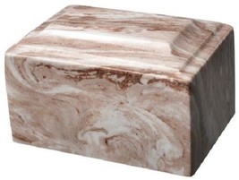 Small/Keepsake 2 Cubic Inch Cafe Tuscany Cultured Marble Cremation Urn for Ashes - £136.91 GBP