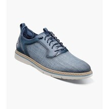 Stacy Adams Sebert Plain Toe Elastic Lace Up Walking Shoes Navy 25771-410 image 9