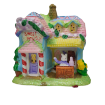 Vintage Ceramic Easter Bunny Hoppy Hollow Village House Sweet House RARE - £15.79 GBP