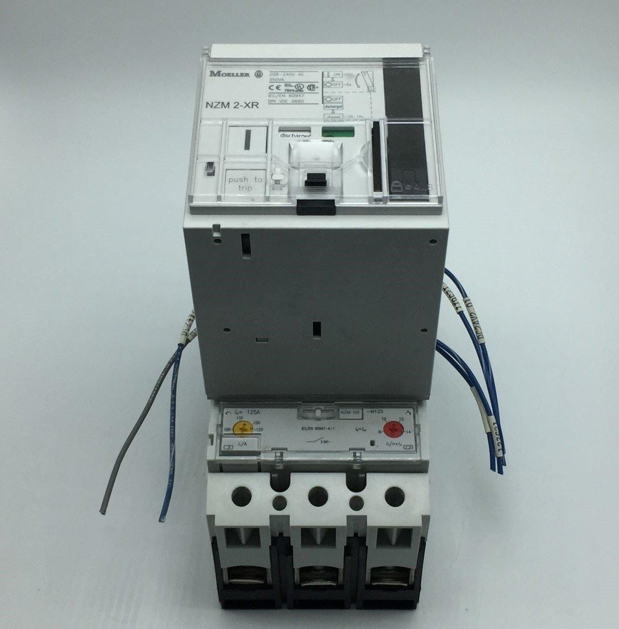 Moeller NZMH2-M125 Circuit Breaker 125A W/ NZM 2-XR Remote Control  - $495.00