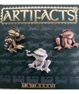 Set of Three (3) Artifacts Brand Frog Pins ~ Gold ~ Copper ~ Silver Colo... - $284.34 MXN