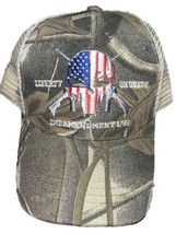 Liberty Or Death 2nd Amendment 1789 Punisher Skull Camo Snapback Cap Hat - £5.38 GBP