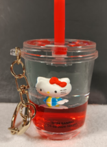 Hello Kitty and Friends Sanrio Pink Milk Tea Glass Keychain Tsunameez Cute - €17,12 EUR