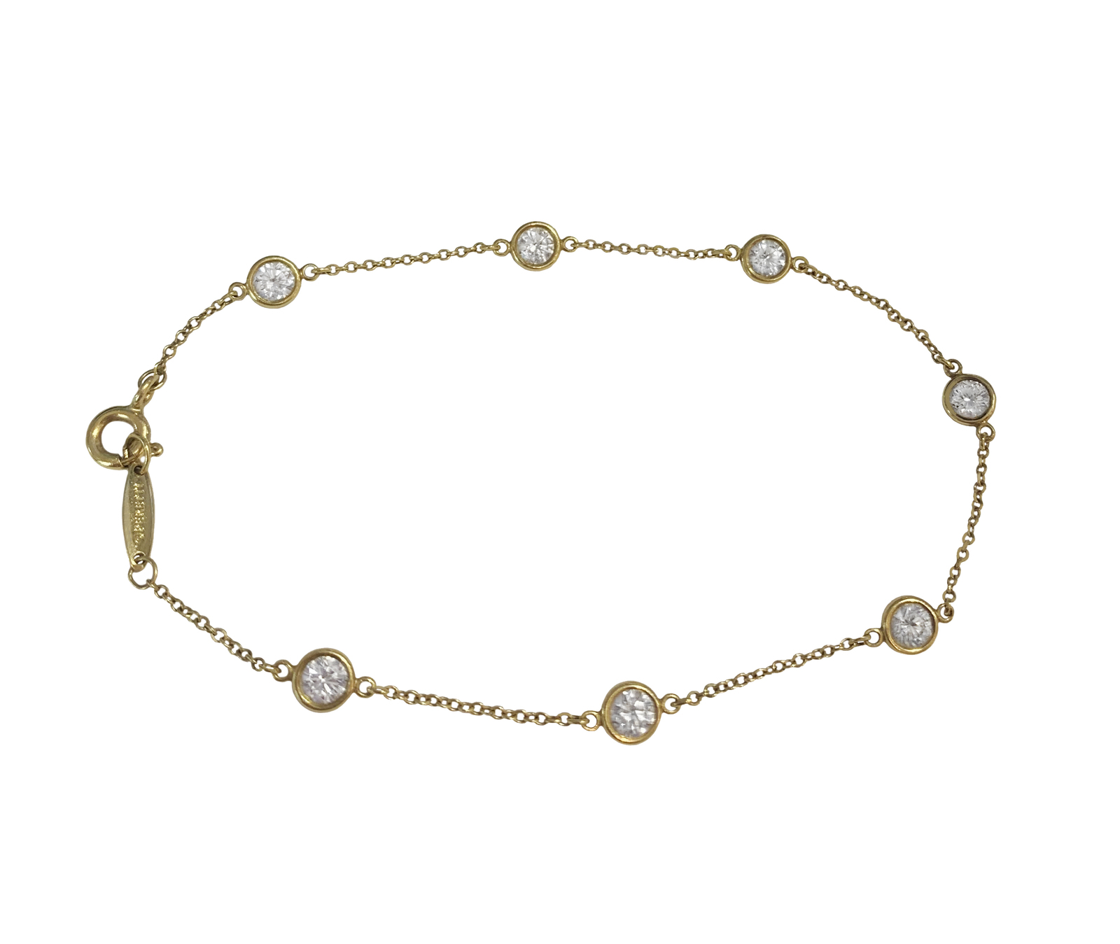 Tiffany&Co. Elsa Peretti Diamonds by the Yard Bracelet 1.1ct - $4,500.00