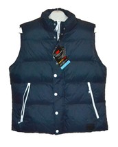 Pajar Blue White Button  Jaegar 3M Thinsulate-Fill Featherless Vest Size XL - £148.66 GBP