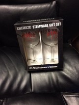 Iowa State Cyclones Ncaa Stemware Gift Wine Glass Set Nib - $31.67