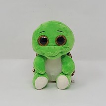 Cute TY Beanie Boos ~ TURBO the Turtle Glitter Eyes 6&quot; Green Bean Plush - £7.77 GBP