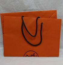 Hermes Orange 24 Faubourg Saint Honore Paris Gift Bag - $19.42 CAD