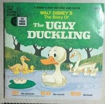 THE UGLY DUCKLING (1970) Disneyland 33-1/3 RPM Book &amp; Record set - £10.24 GBP