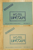 Vintage WWII Soldier Photos HOTEL LINCOLN 45th Street Eighth Ave New Yor... - $34.54