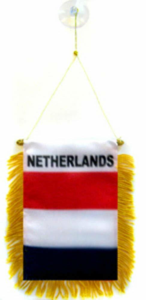 K&#39;s Novelties Netherlands Holland Mini Flag 4&quot;x6&quot; Window Banner w/Suctio... - $2.88