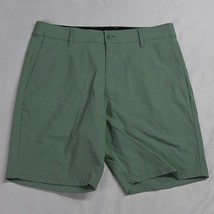 Marsh 32 x 8&quot; Green Flat Front Polyester Tech Fishing Athleisure Shorts - £19.97 GBP