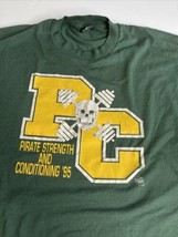 PC Pirate Strength Conditioning Shirt Men XXL Vtg 95’ Loft Classic Single Stitch - £21.56 GBP