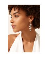 Jane Diaz Small Sterling Silver Fishbone Earrings - $133.65
