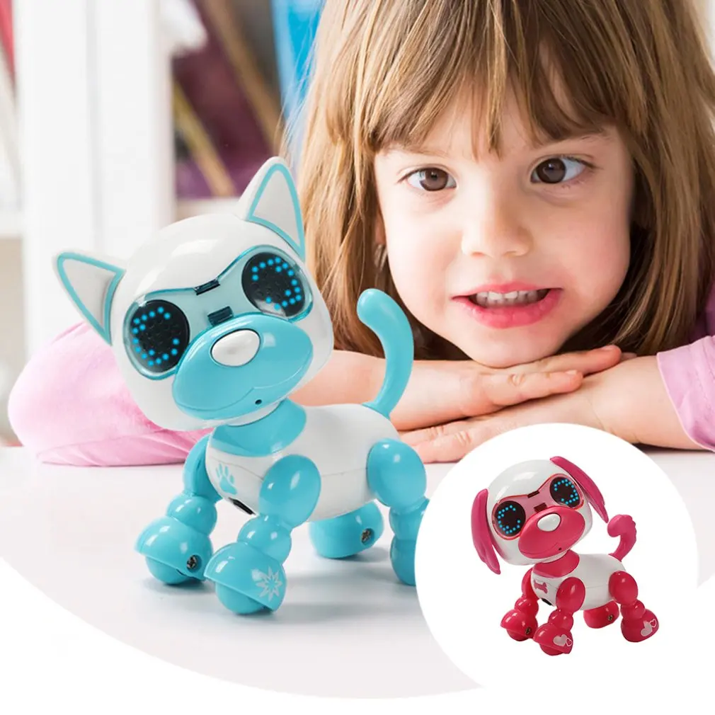 Cool Robot Dog Pet Toy Kids Smart Interactive Walking Sound Puppy LED Record - £12.92 GBP