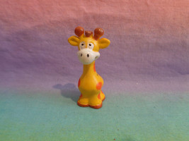 Yellow Orange Giraffe Plastic Zoo Animal Toy Figure - £1.39 GBP