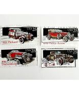 Automobile Stamps Lot Of 4 Mixed Classic Antique Cars Used Vintage 80s F3A - $366.69 MXN