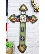 Western USA Air Force Eagle Badge American Flag Wings Hearts Memorial Wa... - €23,15 EUR