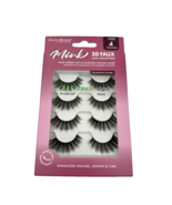 CHERRY BLOSSOM FAUX MINK 3D LASH COLLECTION 4 PAIRS #72202 MARS - $79.83 MXN