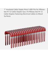 1" Insulated Cable Staple MNM1-600 for M12 Cable Stapler Gun 2448-20 QTY... - €13,10 EUR 1" Insulated Cable Staple MNM1-600 for M12 Cable Stapler Gun 2448-20 QTY... - €13,10 EUR