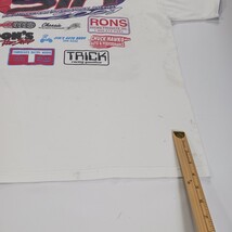 Vintage 1994 Fruit of the Loom TEAM SIR RACEWAY Men's XL White Graphic T Shirt image 9
