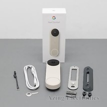 Google Nest GWX3T GA03013-US WiFi Smart Video Doorbell (Battery) - Linen - £63.26 GBP