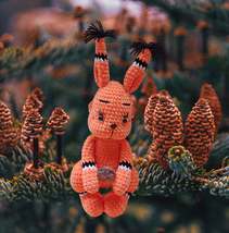 Crochet Squirre Plush Toys, Height 14.96 inch/38cm, Amigurumi Funny Special - $40.00