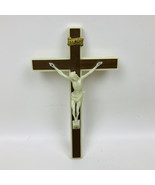 Plastic/Wood Jesus Christ Crucifix Cross Approx. 8.25” x 5” Religious Ca... - $17.81