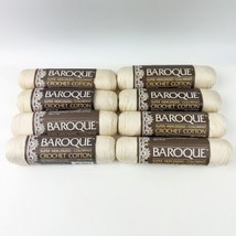 8 New Skein Baroque Crochet Cotton Ecru Super Mercerized DMC 158 400 yds ea - £27.96 GBP
