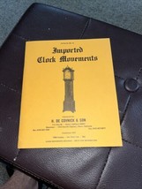 Imported Clock Movements 1969 Catalog - $8.44