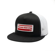 New Factory Effex Black White Honda Racing Snapback Hat Cap Snap Back Adjustable - £23.66 GBP