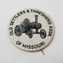 Old Settlers and Threshers Association Pin Missouri 1961 Vtg - $15.15