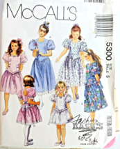 Vintage Sewing Pattern McCall&#39;s 5300 Children&#39;s &amp; Girls&#39; Dress in 2 Lengths - £3.86 GBP