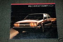 1983 Chevrolet  Celebrity Brochure - £1.57 GBP