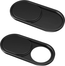 Webcam Cover Slide 2 Pack 0.023 Inch Ultra Thin Metal Web Camera Cover for Pro i - £16.72 GBP