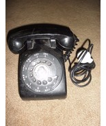 VINTAGE MID-CENTURY  BELL/WESTERN ELECTRIC BLACK TELEPHONE, - $73.96 CAD