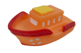 Boat Rubber Bath Tub Squirt Toy Floating Mini Ship Floats Upright Squeez... - £7.19 GBP