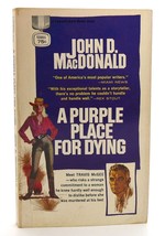 John D. Mac Donald A Purple Place For Dying A Travis Mc Gee Novel Early Printing - $56.69