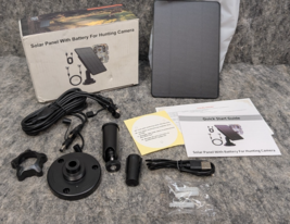 Solar Panel with Battery for Hunting Camera IP66 Waterproof 6V And 12V New - $32.99