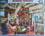 NEW! White Mountain READER&#39;S PARADISE Library Book Shop 1000 Pc Jigsaw P... - $18.69
