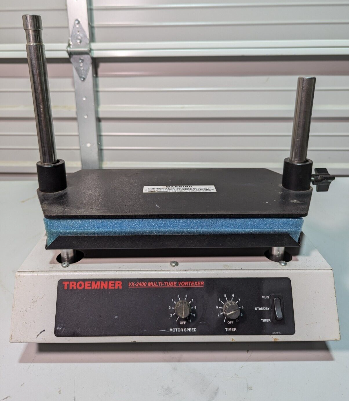 Troemner VX-2400 Variable Speed Multi-Tube Vortexer without Timer - $400.50