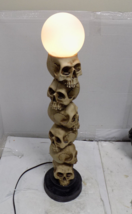 Design Toscano Skulls Totem Sculpture Lamp 28&quot; Tall - £78.32 GBP