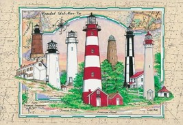 Heritage Puzzle - Donna Elias - Coastal Del-Mar-Va - Jigsaw Puzzle - 100... - £27.35 GBP