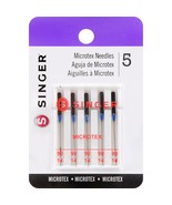 SINGER 04712 Universal Microtex Sewing Machine Needles, Size 90/14, 5-Count - £15.63 GBP