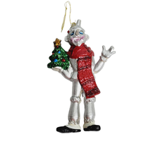 Tin Man Wizard of Oz Christmas Ornament Plastic Kurt Adler 5 Inch Holiday - $14.83