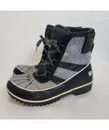 Sorel Tivoli Women&#39;s 7.5 Waterproof Insulated Boot Gray Black Faux Fur O... - $512.79 MXN