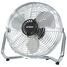 Optimus 12 in. Industrial Grade High Velocity Fan with Chrome Grill - £68.10 GBP