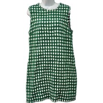 Linton for LK Bennett London Green White Tweed Sheath Sleeveless Dress S... - $97.26 CAD