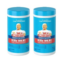 Brand New! Mr. CLEAN 75Ct Disinfecting Wipes, Citrus &amp; Light Scent -(Pac... - £18.16 GBP